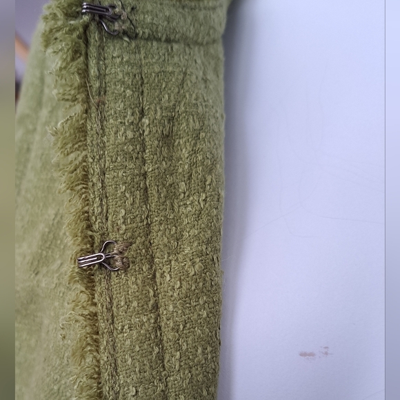 Jules & Leopold women's jacket green tweed womens size 8 blazer - Picture 9 of 16
